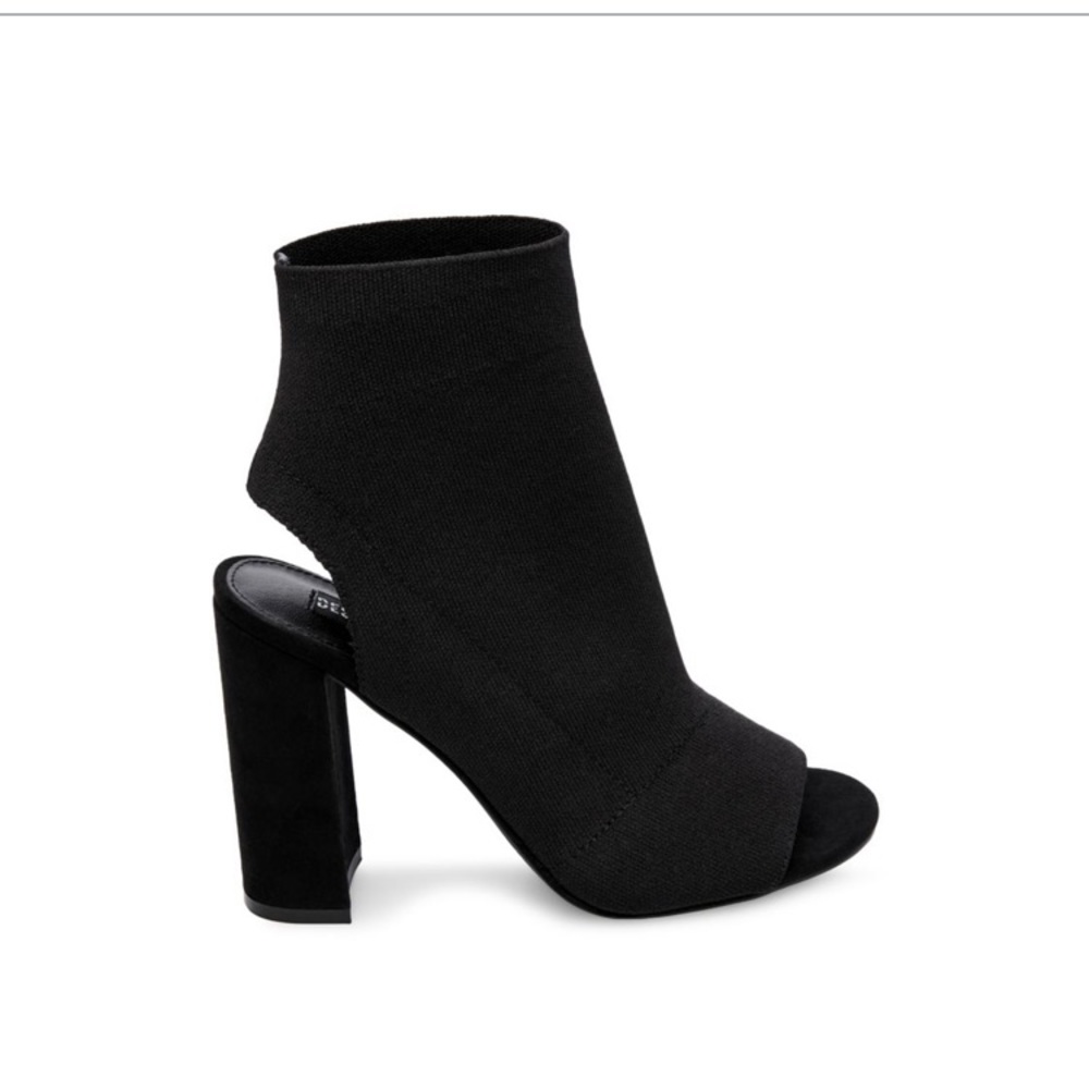 Knit Peep Toe Booties